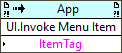 User Interaction:Invoke Menu Item