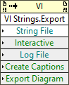VI Strings:Export