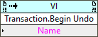 Transaction:Begin Undo