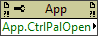 Application:Controls Palette Open