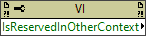 Context:Is Reserved In Other Context