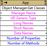 Object Manager:Get Classes