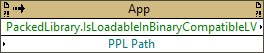 Packed Library:Is Packed Library Loadable In Binary Compatible LabVIEW
