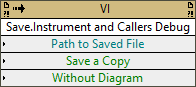 Save:Instrument and Callers Debug
