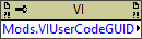 Modifications:VI User Code GUID
