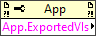 Application:Exported VIs In Memory