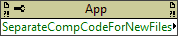 Separate Compiled Code For New Files