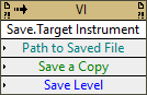 Save:Target Instrument