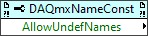 Allow Undefined Names