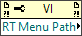 Run-Time Menu Path