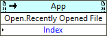 Open:Recently Opened File