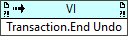 Transaction:End Undo