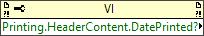 Printing:Header Content:Date Printed?