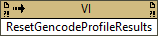 Reset Generated Code Profile Results