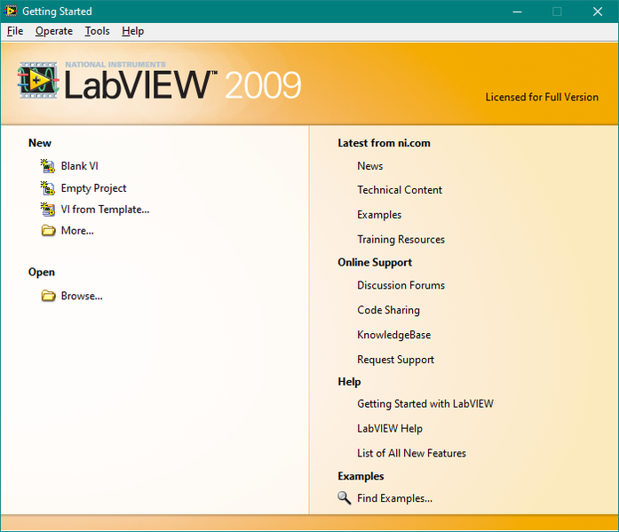 File:Getting Started Window-LabVIEW 2009.png