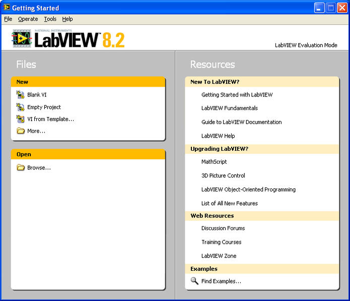 File:Getting Started Window-LabVIEW 8.2.png